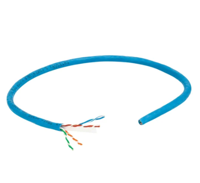 Bobina de Cable UTP Cat 6, 4 Pares, 305 Metros (1,000 ft), Color Azul, Uso Interior, INTELLINET 704670