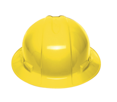 Casco de Seguridad, Amarillo, Ala Ancha, TRUPER CAS-AX