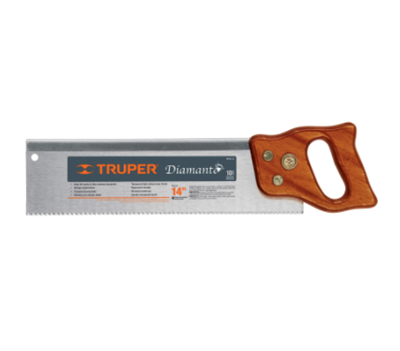 Serrucho 14", Diamante, Costilla, 9 DPP, TRUPER STCX-14