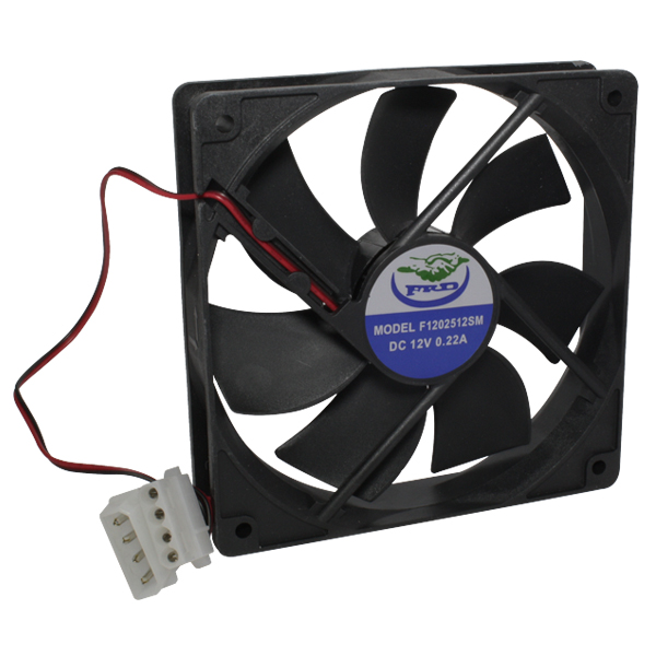 Ventilador P/ Gabinete (CPU), 120 Milímetros, Color Negro, 4 Pines, XCASE ACCVENTI47