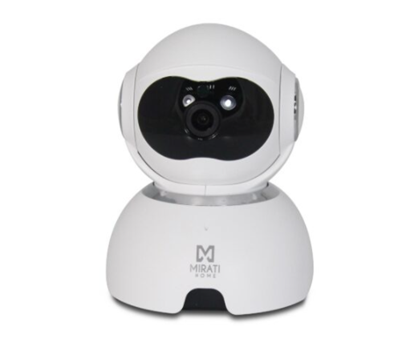 Cámara IP PTZ MIRATI Smart Home, 2 MP, Wifi, P2P, Ranura MicroSD, Lente 3.6mm, Compatible con Google Home y Alexa, GHIA MCIP1