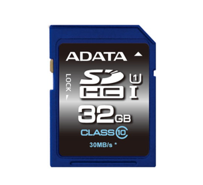 Memoria SD Flash Premier, 32GB SDHC Clase 10, ADATA ASDH32GUICL10-R