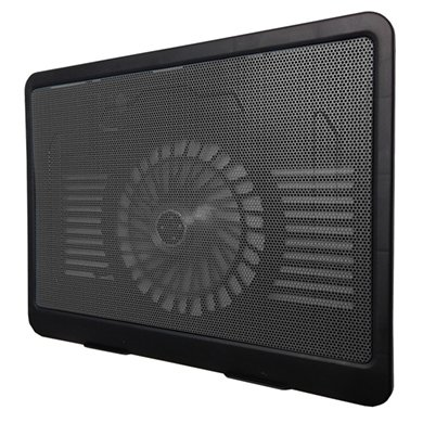 Cooling Stand (Base de Enfriamiento) Para Laptop, 1 Ventilador, Color Negro, Soporta Hasta 15", BROBOTIX 044695N