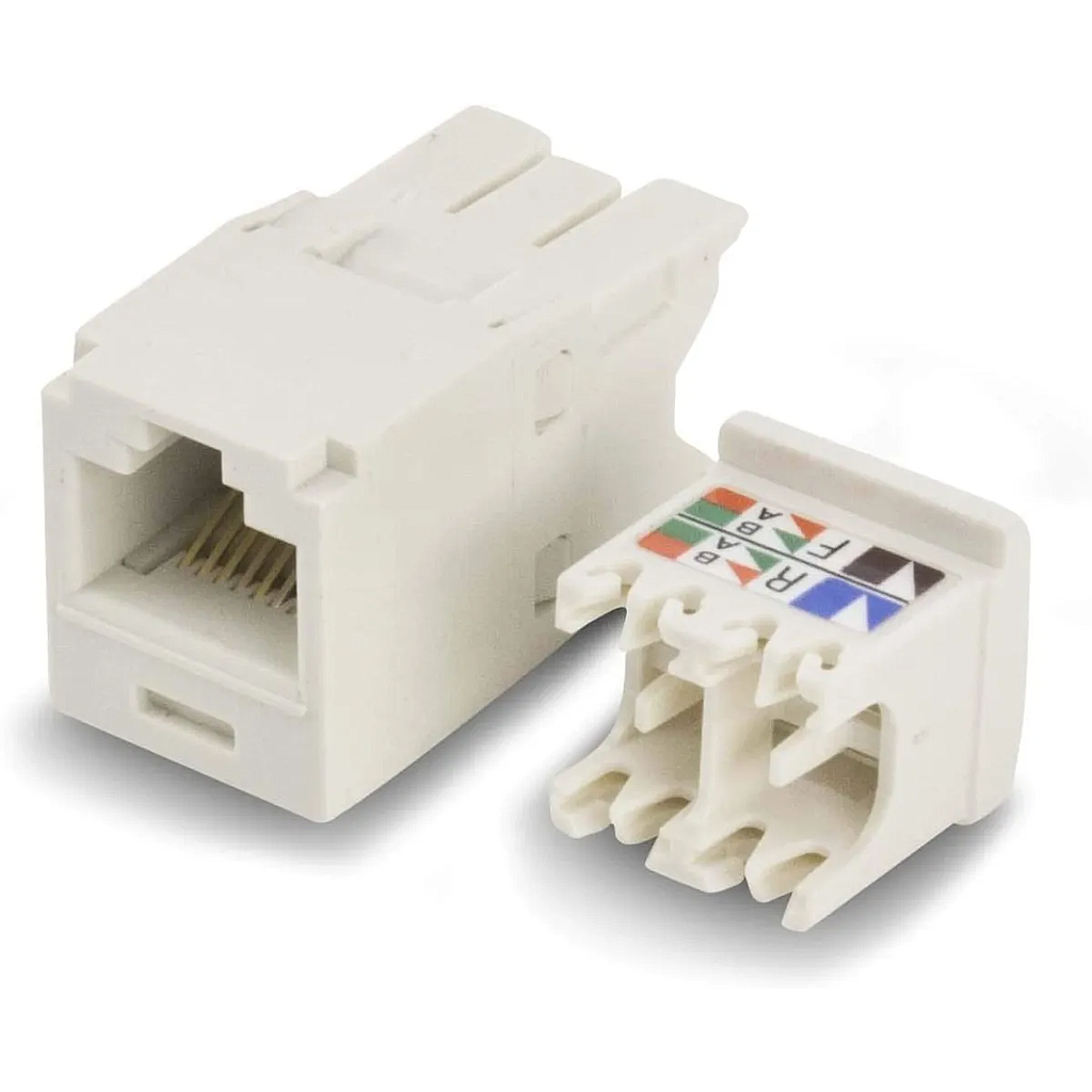 Jack (Keystone) de Impacto, Cat 6, Color Blanco, PANDUIT CJ688TGIW
