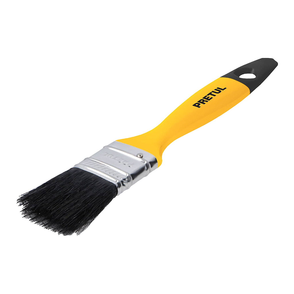 Brocha con Mango de Plástico PRETUL, Ancho 1" (25.4mm), TRUPER BRP-1