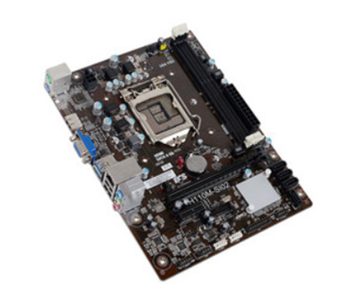 Tarjeta Madre H110M-SI02, ChipSet Intel H110, Para Intel 6ta y 7ma Gen, Socket 1151, 2xDDR3L 1600 MHz, SATA 3.0, USB 3.0, Red Gigabit, VGA / HDMI, Micro-ATX, ECS H110M-SI02