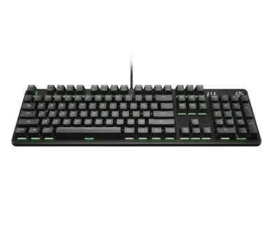 Teclado Hibrido Mecánico Gamer, KEYBOARD 500, Alámbrico USB, Color Negro, Español, Iluminacion LED RGB, HP 3VN40AA#ABM