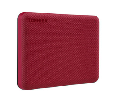 Disco Duro Externo Canvio Advance V10, Capacidad 1TB (1,000GB), Interfaz USB 3.0, Color Rojo, TOSHIBA HDTCA10XR3AA