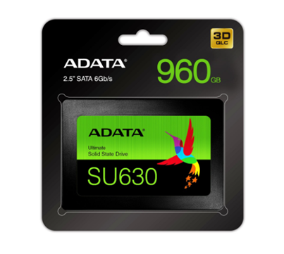 Unidad de Estado Sólido (SSD) SU630, Capacidad 960GB, F. F. 2.5", SATA Rev. 3.0 (6Gb/s), ADATA ASU630SS-960GQ-R