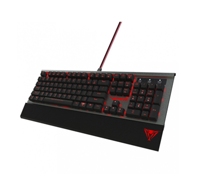Teclado Gamer Patriot V730, Mécanico, Switch Kailh Brown, Alámbrico, Retrolimuniado, Color Negro (Inglés), PATRIOT PV730MBULGM