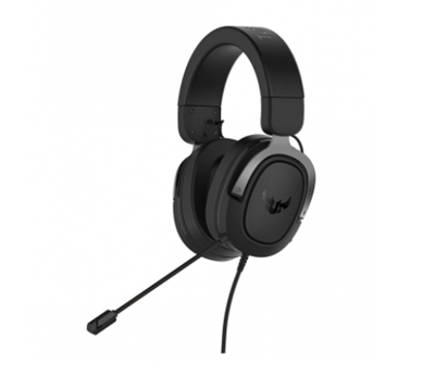 Audífonos Gamer C/ Micrófono TUF Gaming H3, 3.5 mm, Color Negro/Gris, Longitud Cable 1.3 Metros, ASUS 90YH028G-B1UA00