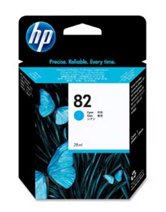 Cartucho de Tinta Original LF 82, Color Cian, HP CH566A