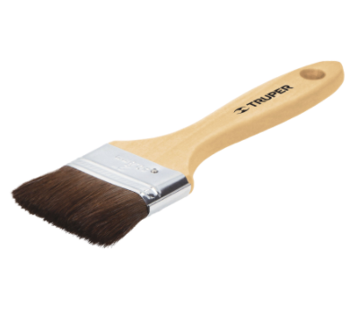 Brocha Pelo de Camello, Mango de Madera, 2", TRUPER BRT-2C