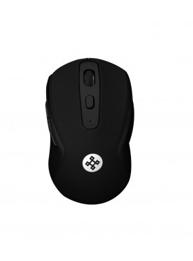 Ratón (Mouse) Óptico, Inalámbrico (USB), Hasta 1600 DPI, Color Negro, NACEB NA-0116N