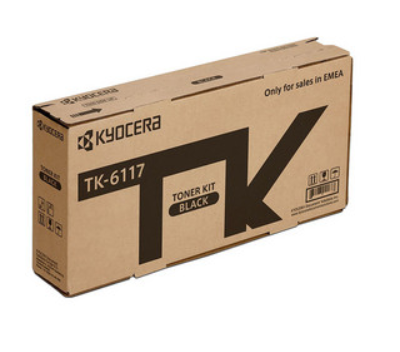 Cartucho de Toner Original Modelo TK-6117, Color Negro, Rendimiento Aprox. 15,000 Páginas, KYOCERA TK-6117
