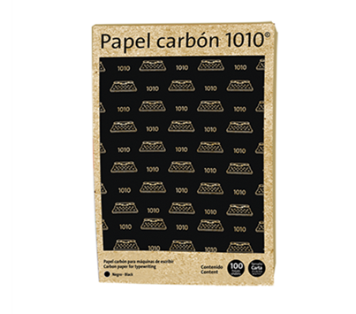 Papel Carbón Modelo 1010, Color Negro, Tamaño Carta, Con 100 Hojas, PELIKAN 10102017