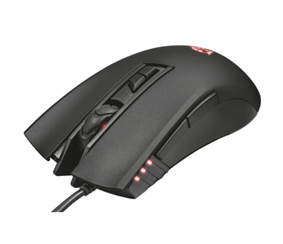 Ratón (Mouse) Gamer Óptico GXT 121 Zeebo, Alámbrico, USB A, 3200DPI, Color Negro, TRUST 23091
