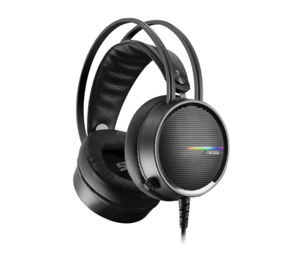 Audífonos con Micrófono Gamer Start the Game, Alámbrico 3.5mm, Iluminación RGB, Color Negro, VORAGO HS-502