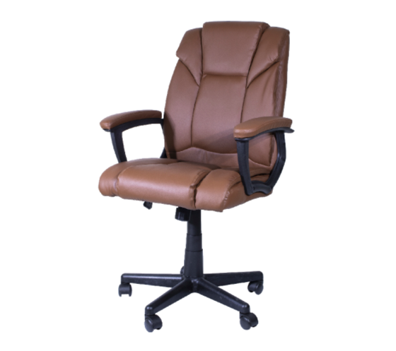 Silla de Oficina Ejecutiva, Giratoria, Respaldo Alto (60 cm), Max. 85 Kg, Color Cafe, CHASER CH-APEXBROWN