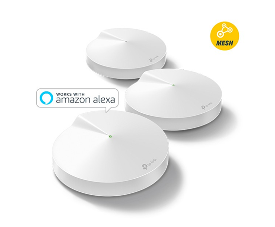 Sistema de Malla (Wi-Fi Mesh) Deco M5, Doble Banda (Hasta 1,300 Mbps) Color Blanco, 3 Piezas, TP-LINK DECO M5 (3-PACK)