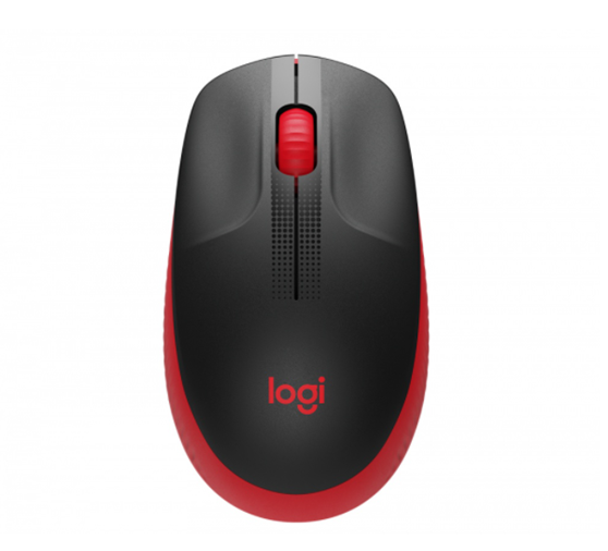 Ratón (Mouse) Óptico Inalámbrico M190, 3 Botones, Ambidiestro, 1,000 DPI, Color Rojo, LOGITECH 910-005904