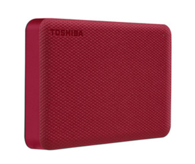 Disco Duro Externo Portátil Canvio Advance V10, Capacidad 4TB, USB 3.0, Color Rojo,  TOSHIBA HDTCA40XR3CA