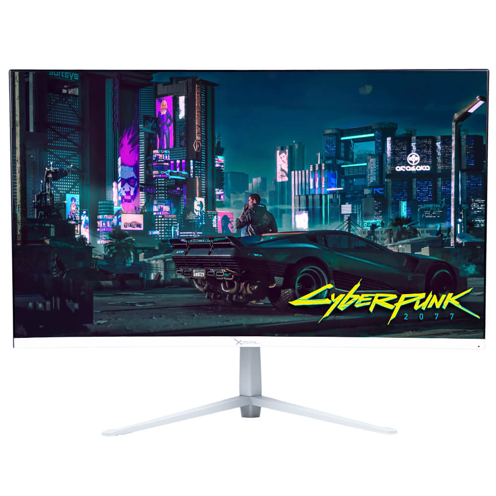 Monitor Gamer Curvo LED 23.8” XZ3015, Resolución Full HD (1920x1080), 1x DP 1x HDMI, Color Blanco, 165Hz, 1ms, XZEAL XZMX015W