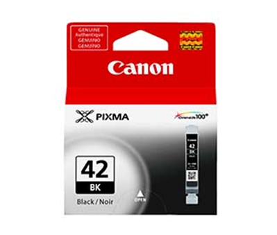 Cartucho de Tinta Original CLI-42 BK, Color Negro, 13ml, ChromaLife 100+, CANON 6384B009AA