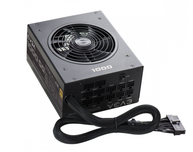 Fuente de Poder Certificada Modular, 1000 GQ 80 PLUS Gold, ATX, 24-pin ATX, 1000W, EVGA 210-GQ-1000-V1