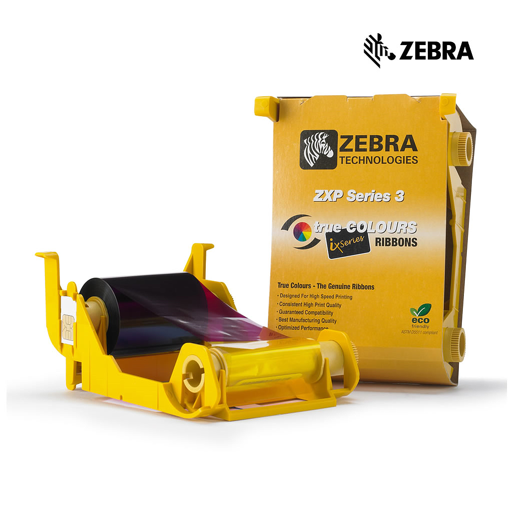 Cinta (Ribbon) P/ Impresora ZXP Series 3, Color YMCKOK, Rendimiento Aprox. 230 Impresiones, ZEBRA 800033-348