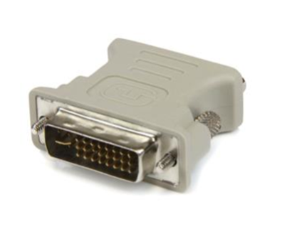 Adaptador de Video DVI-I - VGA (M-H), Color Blanco, STARTECH DVIVGAMF