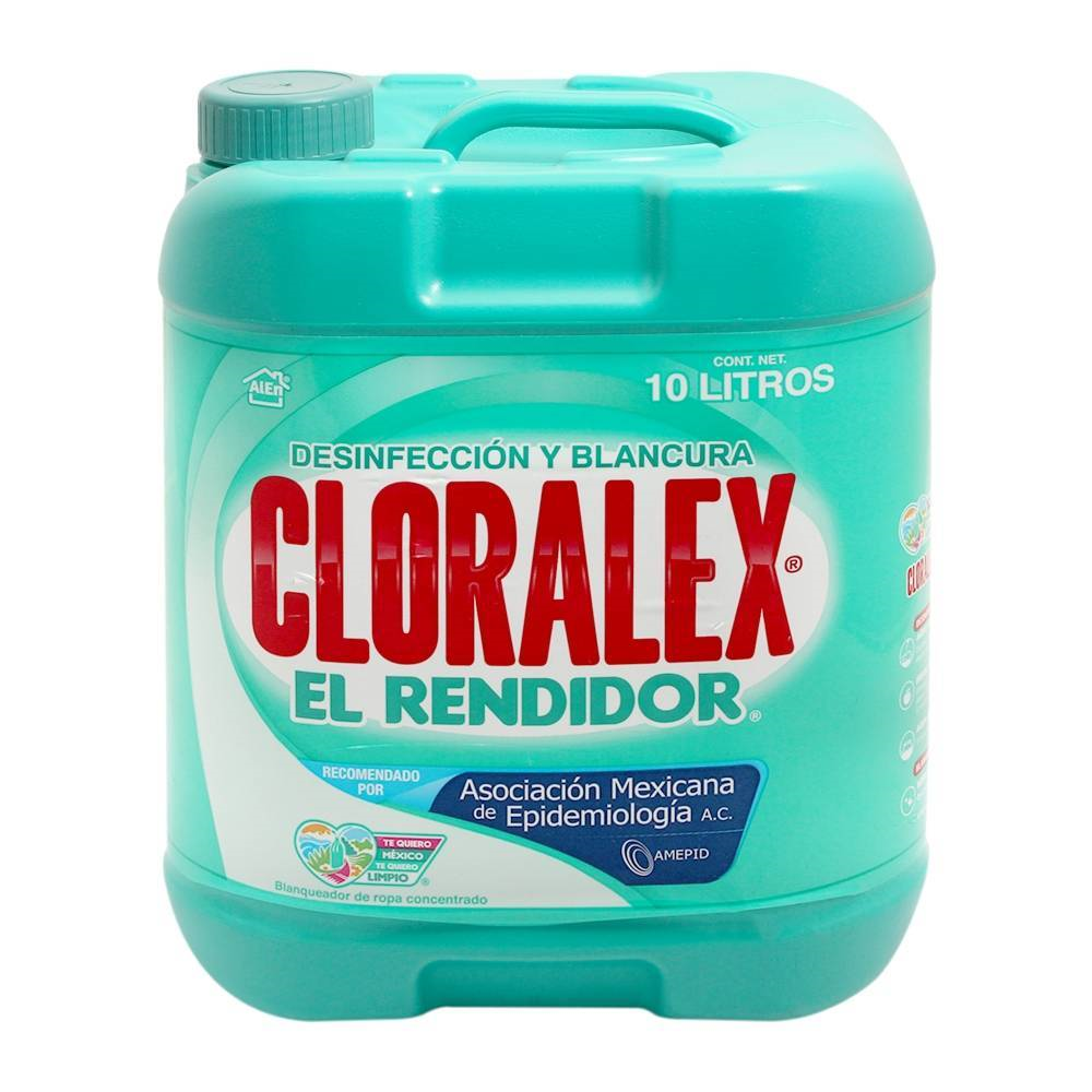 Blanqueador Líquido El Rendidor, 10Lts, CLORALEX  7501025401306