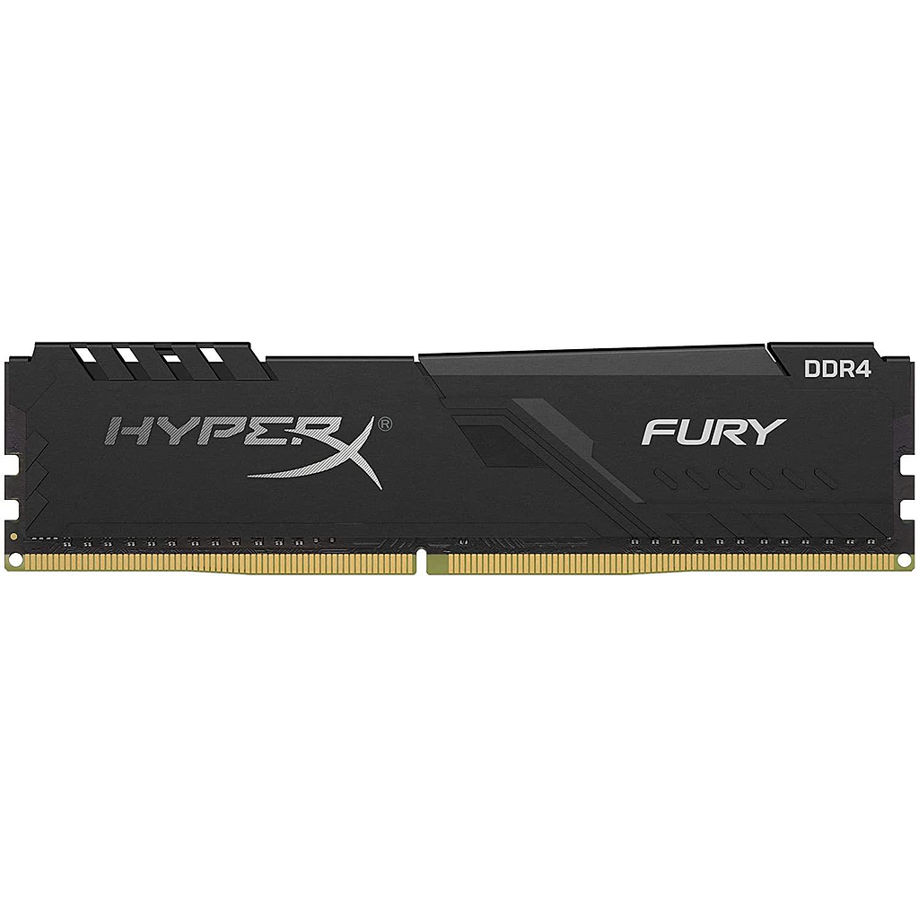 Memoria RAM DDR4 PC4-21300, Capacidad 16GB, Frecuencia 2666MHz, CL16, U-DIMM, HyperX Fury, KINGSTON HX426C16FB3/16