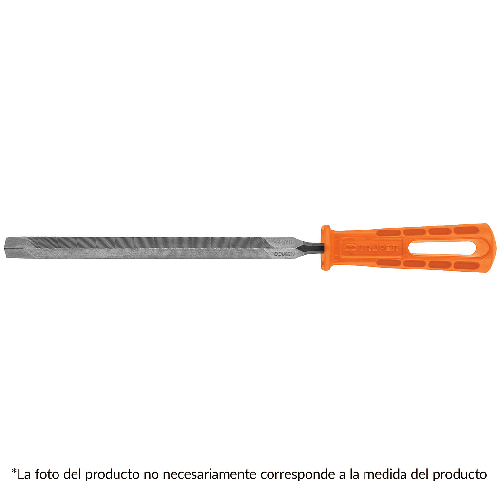 Lima Triángulo Pesado 6", Bastardas Con Mango, TRUPER LTP-6M