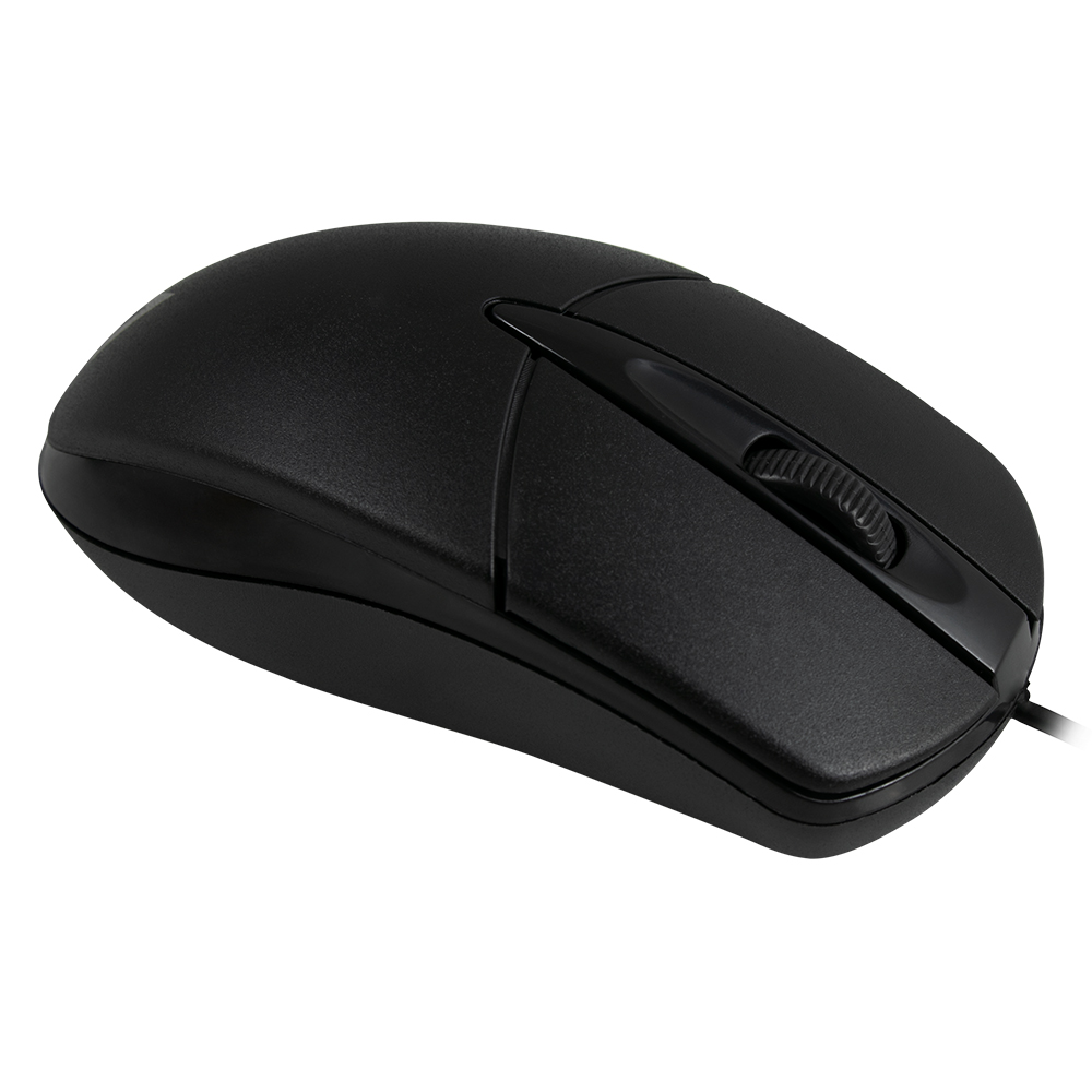 Ratón (Mouse) Óptico, Optimize MH210, Alámbrico (USB), Hasta 1000 DPI, Color Negro, ACTECK AC-928830