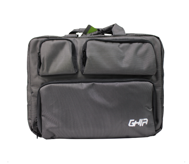 Maletín 3 en 1 para Laptop Hasta 15", Poliéster, Color Negro, GHIA GM-007