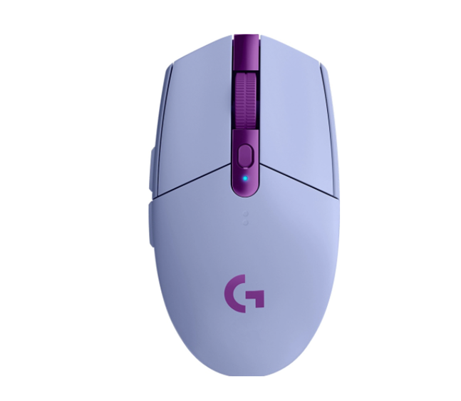Ratón (Mouse) Gamer Modelo G305 Lightspeed, Inalámbrico (USB), Hasta 12000 DPI, 6 Botones, Color Lila, LOGITECH 910-006021