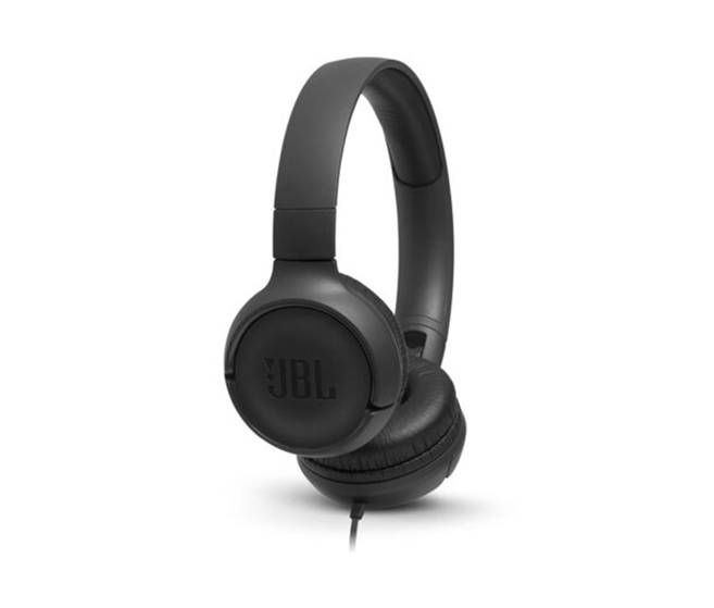 Audífono con Micrófono, Tipo Diadema, Tune 500, Alámbrico, 3.5mm, Color Negro, JBL JBLT500BLKAM