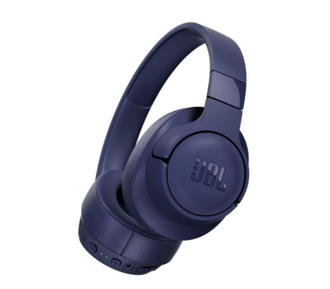 Audífonos con Micrófono Tipo Diadema, TUNE 750 BTNC, Inalámbrico, Bluetooth, con Cancelación de Ruido, Color Azul, JBL JBLT750BTNCBLUAM