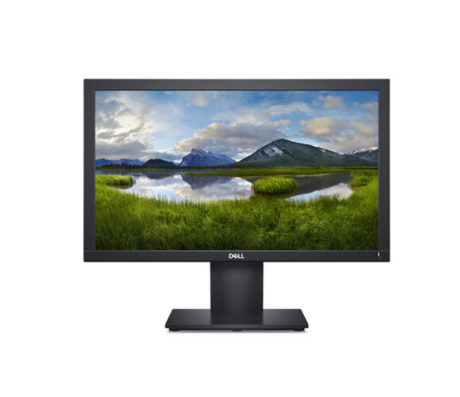 Monitor LED E1920H, 18.5", Resolución 1366 x 768, 60Hz, VGA / DisplayPort, Color Negro, 3 Años de Garantia, DELL 210-AUND
