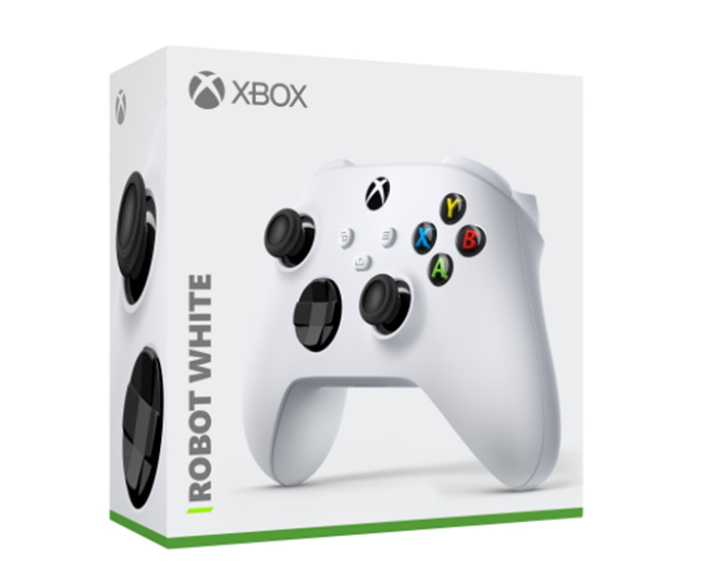 Gampad / Control Inalámbrico para XBOX Series Robot White, Compatible con Xbox One Series X y S, Bluetooth, MICROSOFT QAS-00001