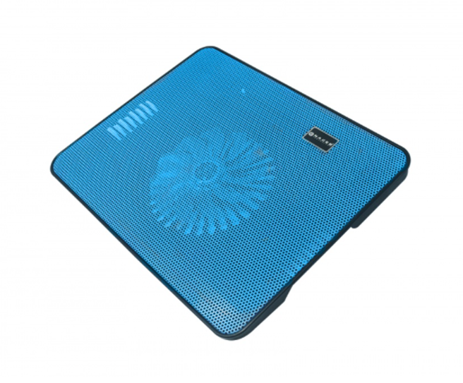 Cooling Stand (Base de Enfriamiento) para Laptops Hasta 15", 1 Ventilador, Color Azul, Soporta Hasta 15", NACEB NA-0108A