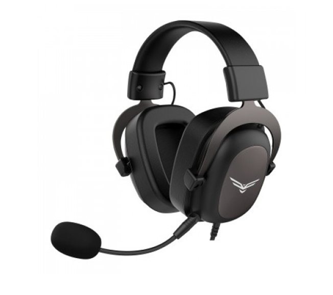 Audífonos Tipo Diadema Gamer, con Micrófono, Iron Knight, Bocina Magnética, Compatible con PS4 / XBOX, Alámbricos 3.5mm, 1.7 Metros, Color Negro, NACEB NA-0318