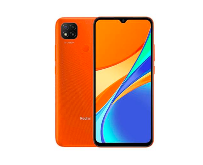 Smartphone Redmi 9A, 6.53" HD+, 64GB/4GB, Cámara 13MP/8MP, Mediatek, Android 10, Color Naranja, XIAOMI REDMI964GB-N