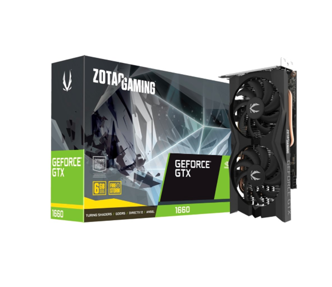 Tarjeta de Video NVIDIA GeForce GTX 1660 Dual Fan, 6GB 192-bit GDDR6, 3xDP / 1xHDMI, PCI Express 3.0, ZOTAC ZT-T16600M-10M