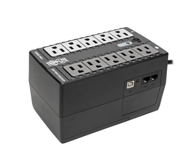 UPS (No Break) Internet Standby 600VA, 325W, Entrada 120V, Salida 120V, 10 Contactos, TRIPP-LITE INTERNET600U