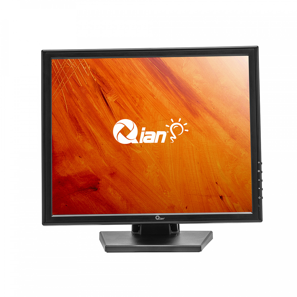 Monitor Touch LCD 17" P/Punto de Venta, Resolución 1280 x 1024 , 75Hz, 35ms, 1x VGA / 1x HDMI / 1x USB, Color Negro, QIAN QPMT1701