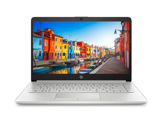 Computadora Portátil (Laptop) 14-dk1025wm, Ryzen 3 3300U, RAM 4GB, HDD 1TB, 14" HD LED, Win 10 Home, Teclado en Inglés, Color Plata, Win 10 Home, HP 1A491UA#ABA