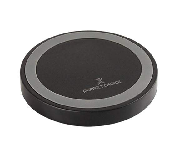 Cargador Inalámbrico, Potencia Max. 5W, Color Negro, PERFECT CHOICE PC-240785