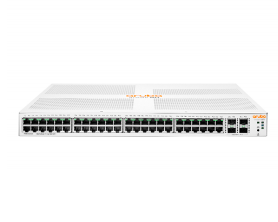 Switch Aruba Gigabit Ethernet Instant On 1930, 48 Puertos 10/100/1000Mbps + 4 Puertos SFP+, 176 Gbit/s, 16,000 Entradas, Gestionado, PoE Clase 4, HPE JL686A